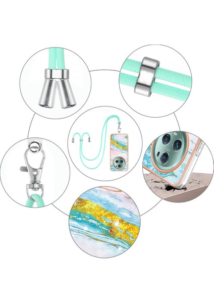 Onur Için Kılıf Sihirli 5 Pro Crossbody Kordon Askısı Anti-Çizik Yumuşak (Yurt Dışından) modelleri