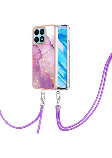 Onur X8A Mermer Tampon Anti-Scratch Yumuşak Crossbody Kordon Askısı Için Kılıf (Yurt Dışından)