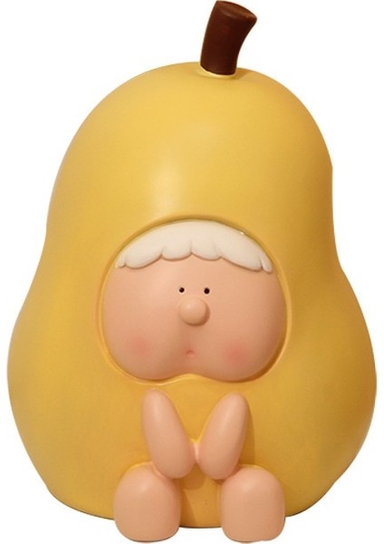 Yaratıcı Krem ​​tarzı Armut Kumbara (Yurt Dışından)