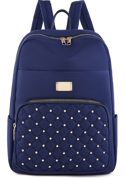 Modaya Uygun Elmas Perçinli Hafif Sırt Çantası (Yurt Dışından)