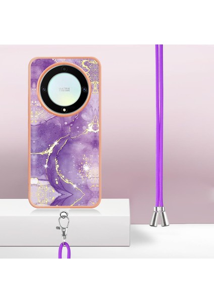 Onur Için Kılıf Sihirli 5 Lite Crossbody Kordon Askısı Mermer Anti-Scratch (Yurt Dışından) indirimleri