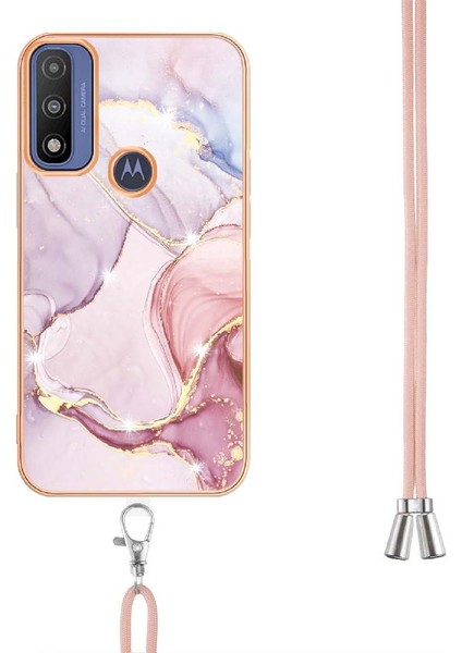 Motoroal Moto G Saf Mermer Tampon Anti-Scratch Yumuşak Crossbody Için Kılıf (Yurt Dışından) modelleri