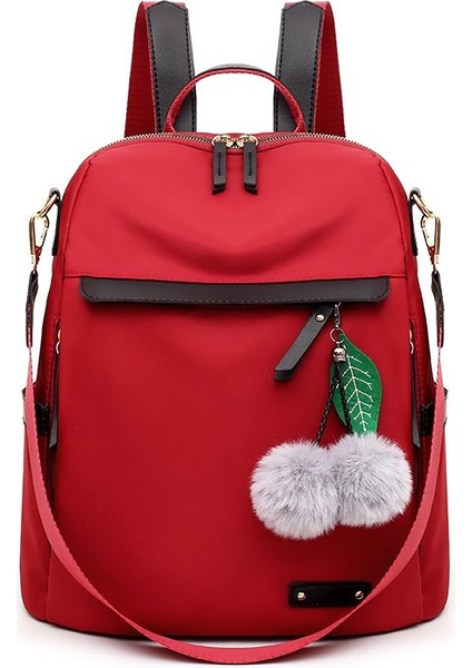 Modaya Uygun Kontrast Renkli Çok Fonksiyonlu Sırt Çantası ve Okul Çantası (Yurt Dışından)