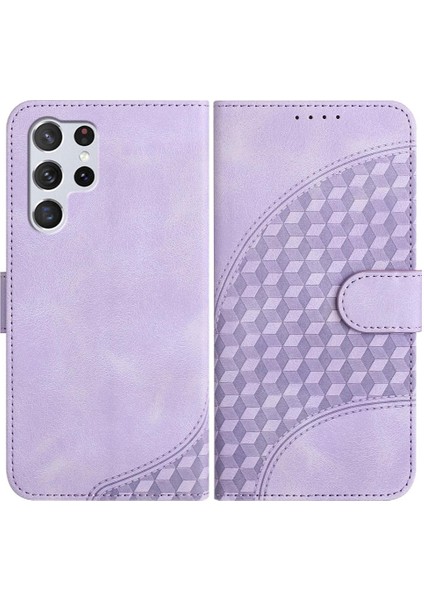 Samsung Galaxy S22 Ultra Darbeye Deri Kılıf Flip Iş Pu (Yurt Dışından)