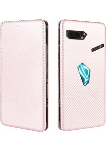 Asus Rog Telefon 2 ZS660KL Deri Folio Flip Case Kart Ekleme Için Kılıf (Yurt Dışından)
