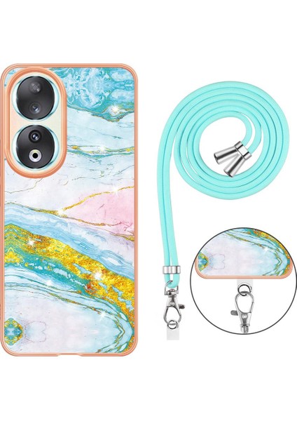 Onur Için Kılıf 90 5g Tampon Crossbody Kordon Askısı Mermer Anti-Scratch (Yurt Dışından) indirimleri