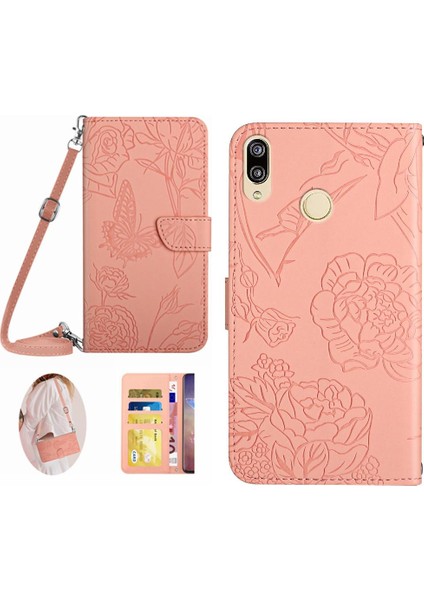 Huawei P20 Lite Telefon Kılıfı Için Yumuşak Pu Deri Kart Sahibinin ve (Yurt Dışından)