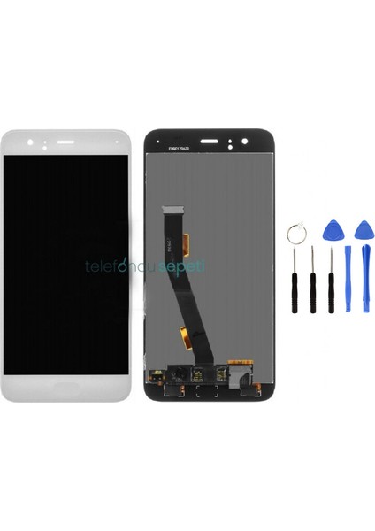 Xiaomi Mi 6 Uyumlu LCD Ekran Dokunmatik Beyaz