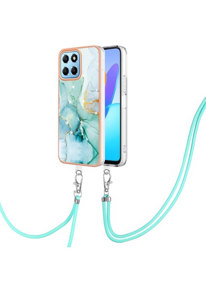 Onur X8 5g Tampon Crossbody Kordon Askısı Mermer Anti-Scratch Için Kılıf (Yurt Dışından)