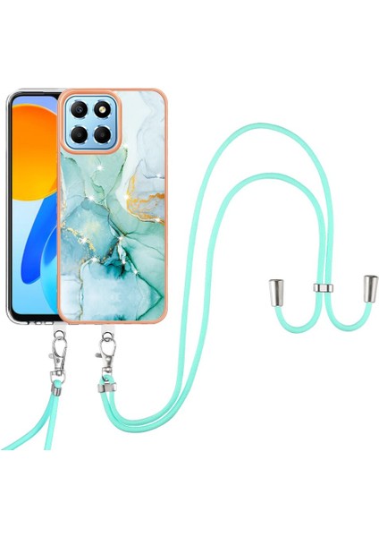 Onur X8 5g Tampon Crossbody Kordon Askısı Mermer Anti-Scratch Için Kılıf (Yurt Dışından) modelleri