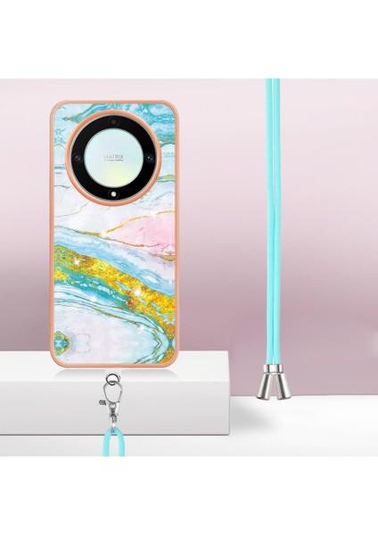 Onur Için Kılıf Sihirli 5 Lite Crossbody Kordon Askısı Mermer Anti-Scratch (Yurt Dışından) indirimleri