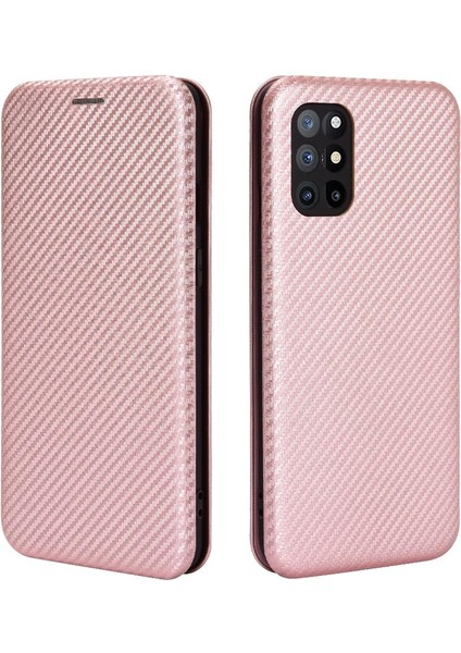 Oneplus 8t Için Kılıf Tam Koruma Deri Folio Flip Case Kart Karbon (Yurt Dışından)