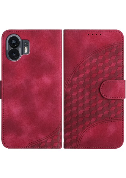 Nothing Kılıf Telefon 2 Flip Iş Manyetik Kart Tutucu Pu Deri (Yurt Dışından)