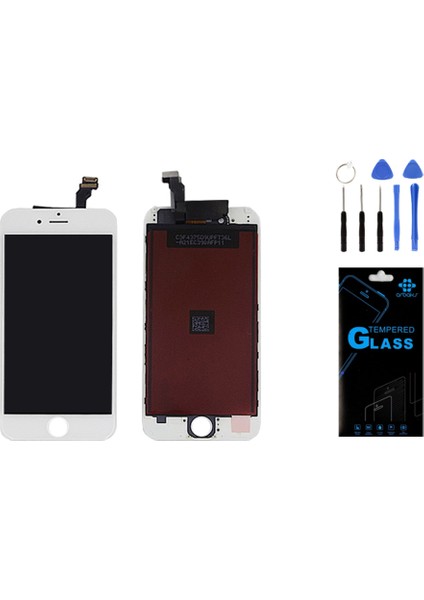 Iphone 6 Uyumlu LCD Ekran Dokunmatik Beyaz