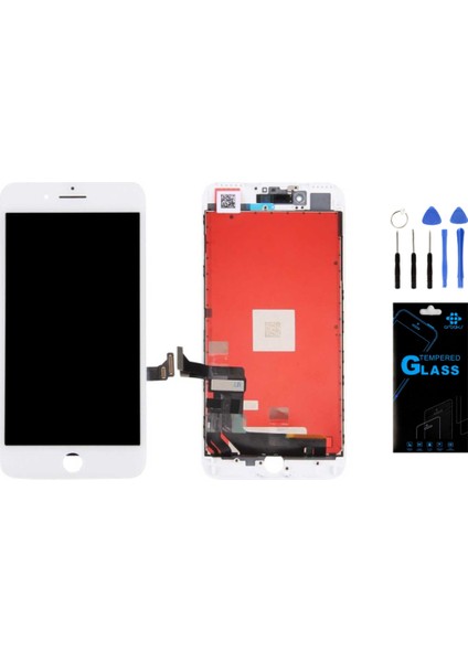 Iphone 7 Plus Uyumlu LCD Ekran Dokunmatik Beyaz