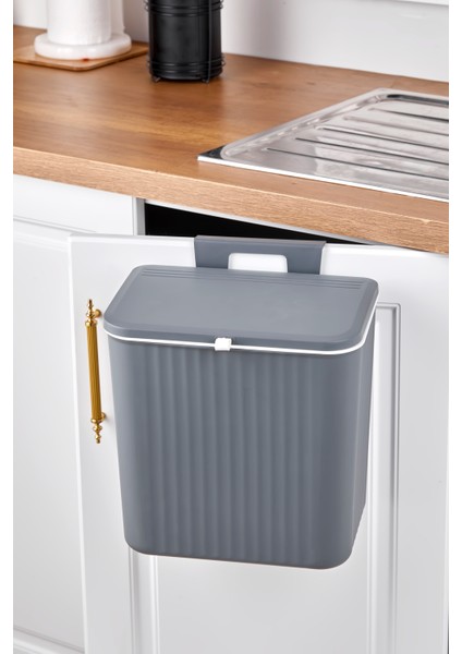 15 Lt Mutfak Tezgah Üstü ve Dolap Askılı Çöp Kovası fiyatları