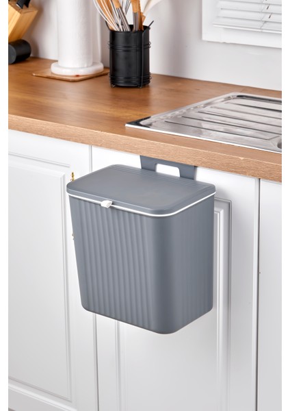 15 Lt Mutfak Tezgah Üstü ve Dolap Askılı Çöp Kovası fırsatları