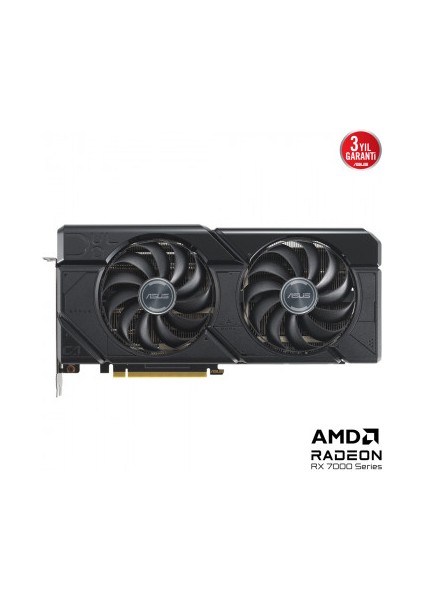 DUAL-RX7800XT-O16G Rx 7800 Xt 16GB Gddr6 HDMI 3xdp 256BİT