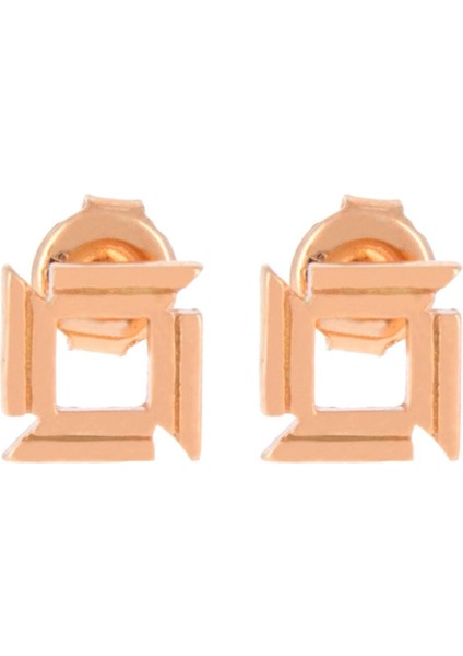 925 Ayar Gümüş Geometrik Tasarım Küpe fiyatları