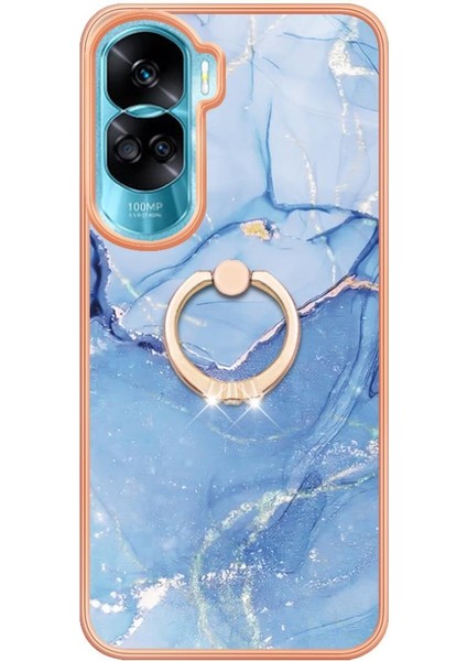 Onur Için Kılıf 90 Lite 5g Tampon 360 &deg; Dönebilir Halka Mermer Darbeye Tpu (Yurt Dışından) modelleri