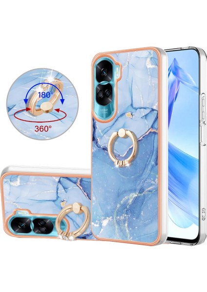 Onur Için Kılıf 90 Lite 5g Tampon 360 &deg; Dönebilir Halka Mermer Darbeye Tpu (Yurt Dışından) fırsatları