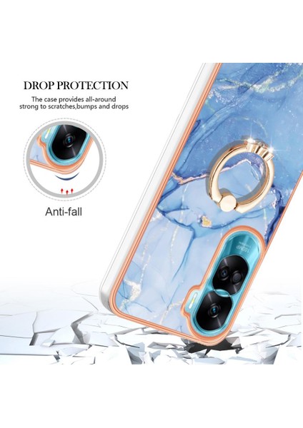 Onur Için Kılıf 90 Lite 5g Tampon 360 &deg; Dönebilir Halka Mermer Darbeye Tpu (Yurt Dışından) indirimleri