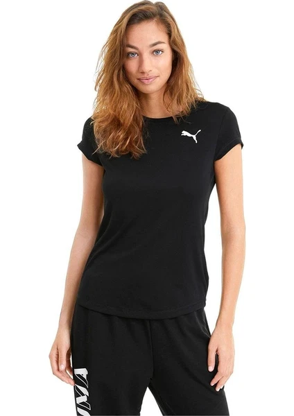 PUMA Active Tee  Black Black Kadın T-Shirt 58685701