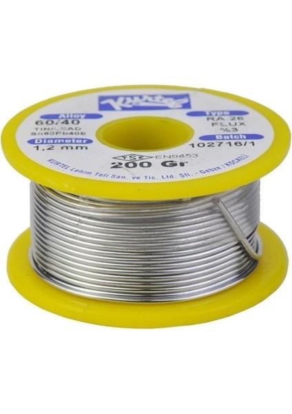 200 gr 1,2 mm Lehim Teli KL-200-1,2 fiyatları