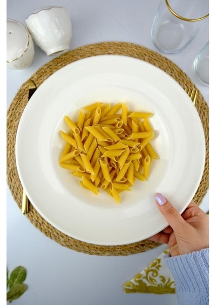 Valencia Porselen Spagetti Makarna Tabağı 27 cm Krem - IPF1096 C320.045