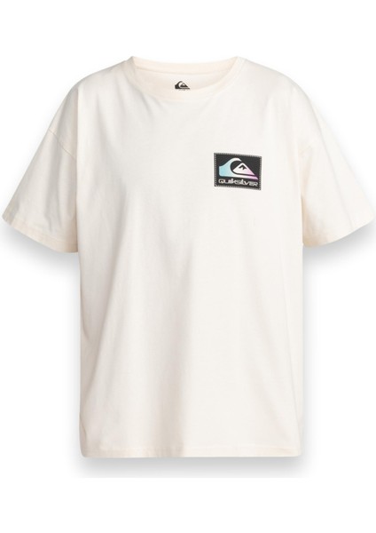 Back Flash Ss Erkek Bej T-Shirt EQYZT07605-11492