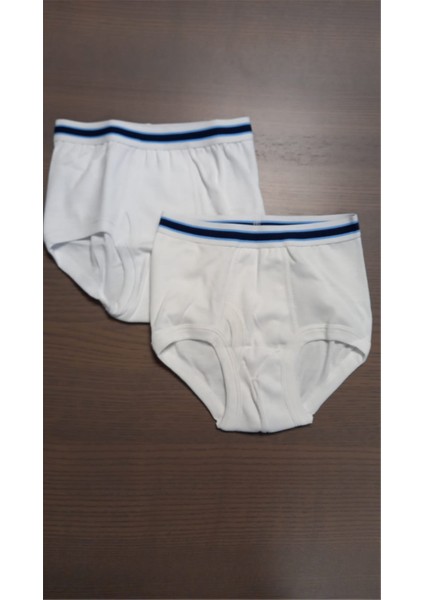 307 2'li Erkek Çocuk Slip-Beyaz
