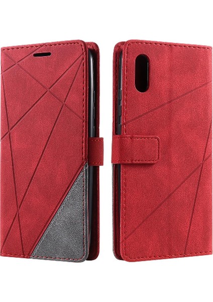 Xiaomi Redmi 9A Için Pu Deri Cüzdan Çevir Folio Darbeye Manyetik (Yurt Dışından)