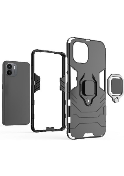 Xiaomi Redmi A2 Için Kickstand Askeri Damla Koruma Darbeye (Yurt Dışından)