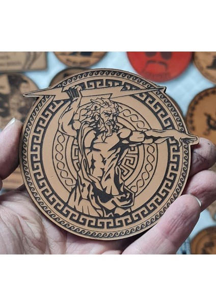 Zeus - Deri Peç - Arma - Leather Patch modelleri