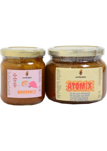 ATOMİx(400gr) ve WOMENMİx(200gr) Menepoza Etkiliarı Sütlü