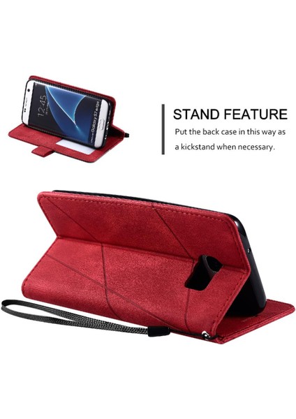 Samsung Galaxy S7 Kenar Cüzdan Flip Folio Darbeye Kart Tutucu (Yurt Dışından) indirimleri