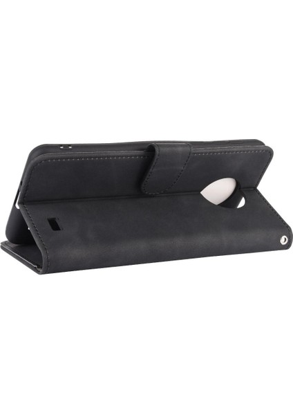 Kart ile Oukitel C19 Tam Koruma Deri Folio Flip Case Için Kılıf (Yurt Dışından) modelleri