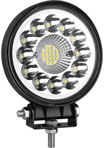 1x Yuvarlak 4 Inç LED Çalışma Işığı Bar Bölmeleri Taşkın Noktası Off Road Suv 4WD (Yurt Dışından)