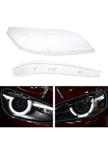 2 Adet Araba Far Far Plastik Şeffaf Kabuk Lamba Kapağı Lens Kapağı (Yurt Dışından) modelleri