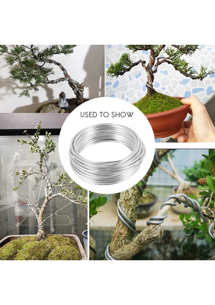 3mm Alüminyum Tel 10M Craft Gümüş Tel Kil Bonsai ve Modeli (Yurt Dışından) indirimleri