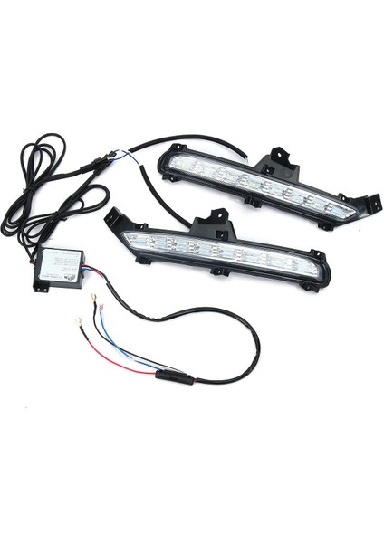 Kia Rio K2 2015 2015 Için Araba Stil Drl Gündüz Çalışma Işık Sis Lambası Modifikasyonu (Yurt Dışından)