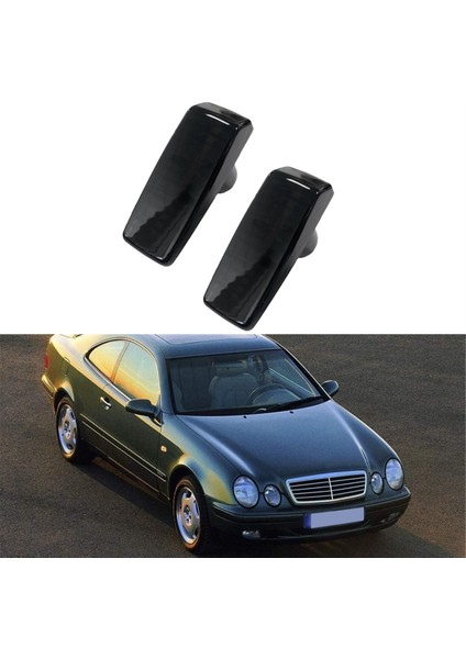 Araba LED Göz Kırpma Göstergesi Turn Sinyal Yan Işaretçi Mercedes-Benz W202 W140 W124 1248200421 35263155 PZ619-2Y (Yurt Dışından) modelleri