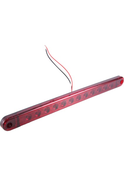 12LED Stop Işık Kuyruğu 12V Fren Lambası Çubuğu Kamyon Trailer Kamyon Otobüs Fren Kimlik Işıkları (Yurt Dışından) fırsatları