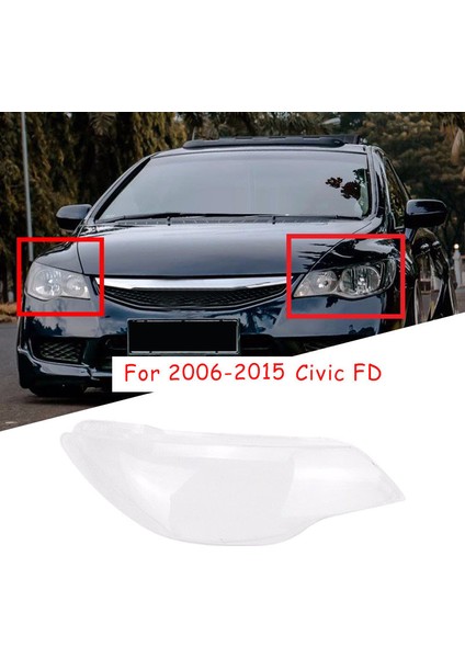 2006 07 08 09 10 11-15 Honda Civic Fd Araba Far Için Sol + Sağ (Yurt Dışından) modelleri