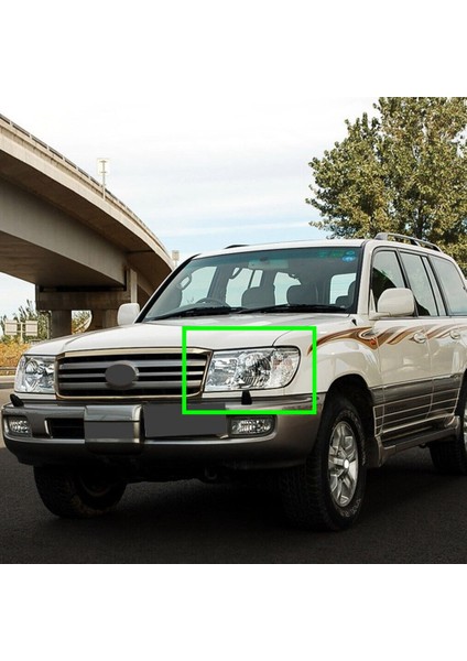 Toyota Land Cruiser 04-06 Far Kapağı Şeffaf Kapaklar, Sol (Yurt Dışından) modelleri