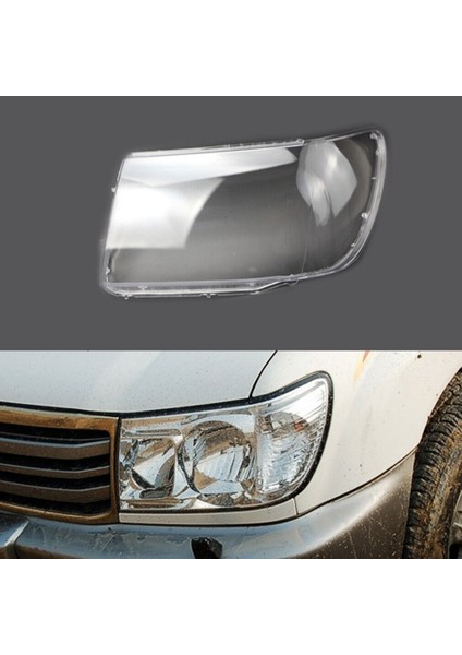 Toyota Land Cruiser 04-06 Far Kapağı Şeffaf Kapaklar, Sol (Yurt Dışından) fırsatları