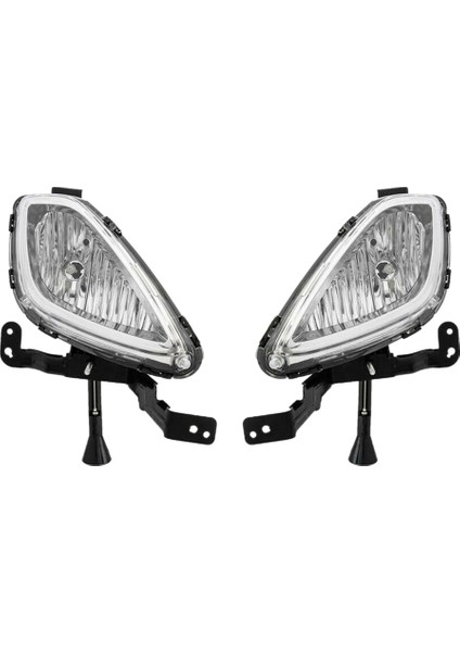 Hyundai Elantra Için 881 Ampullü 2x Şeffaf Ön Tampon Sis Farı (Yurt Dışından)