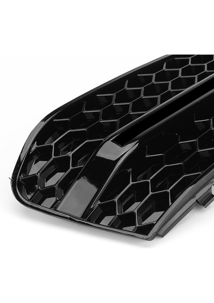Audi A4 B8 2009-2011 Için Siyah Araba Ön Sis Farı Örgü Izgara Kapağı (Yurt Dışından)