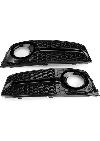 Audi A4 B8 2009-2011 Için Siyah Araba Ön Sis Farı Örgü Izgara Kapağı (Yurt Dışından) fiyatları
