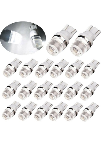 20PC T10 Wedge Samsung Yüksek Güçlü 1W LED Ampuller Xenon Beyaz (Yurt Dışından) fiyatları